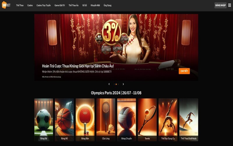 Giới thiệu 188BET - Nhà cái cá cược uy tín và đa dạng