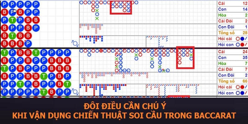 Một số lưu ý cần nắm khi soi cầu